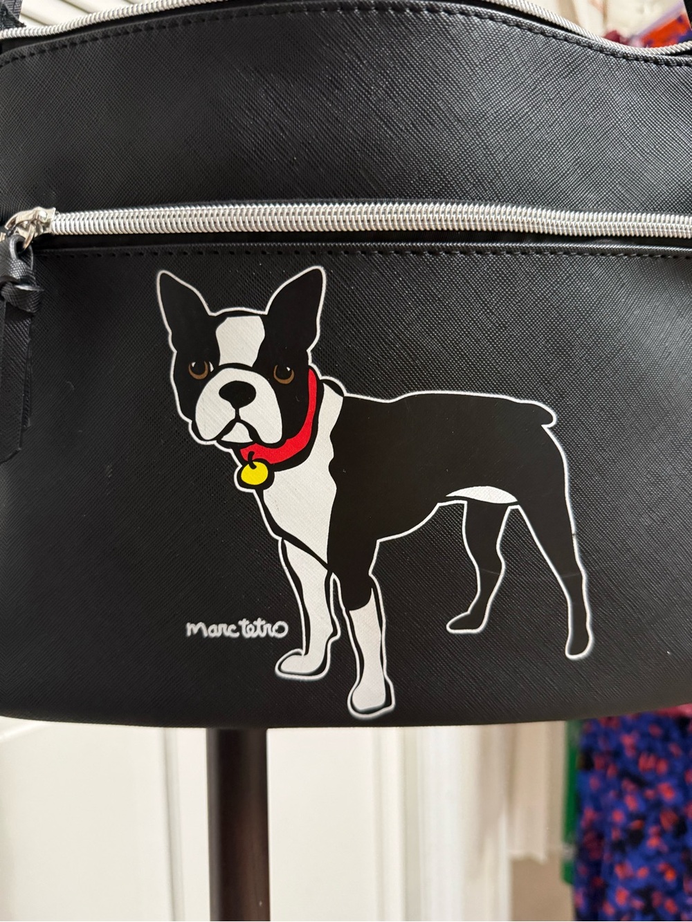 Black Boston Terrier Dog Travel Bag